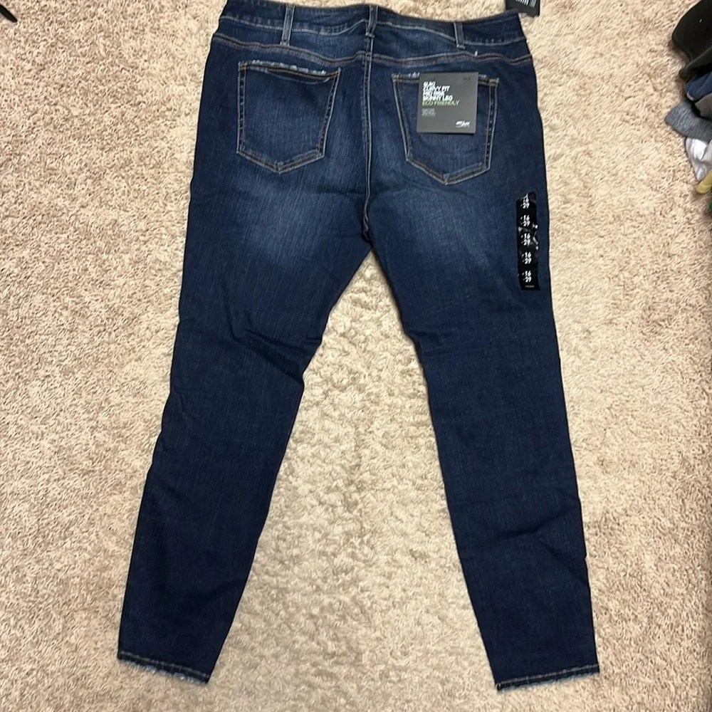 Silver Jeans Suki Curvy Fit Mid-Rise Skinny Leg Size 16 - Picture 4 of 4